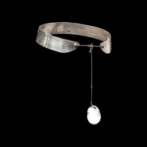 VIVIANNA TORUN BÜLOW-HÜBE. A 'Drop' Silver Necklace.